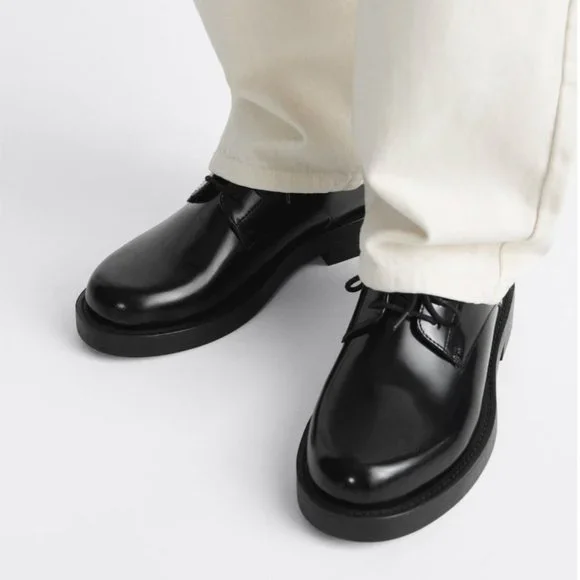 Zara | Shoes | Zara Mens Derby Leather Shoes Size | Poshmark